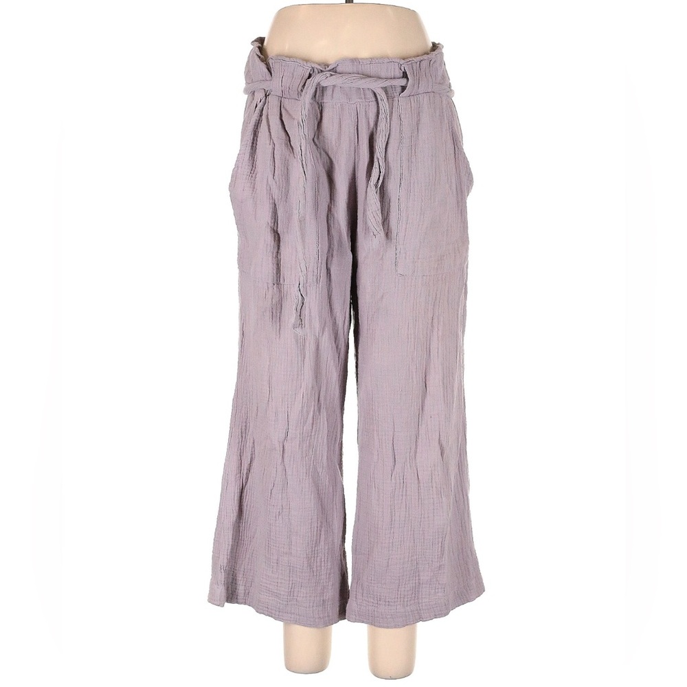 Indigo Rein Crepe Linen Pants Dusty Lavender